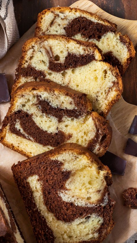 The Right Guide to Make Marble Cake, the Texture is Very Soft