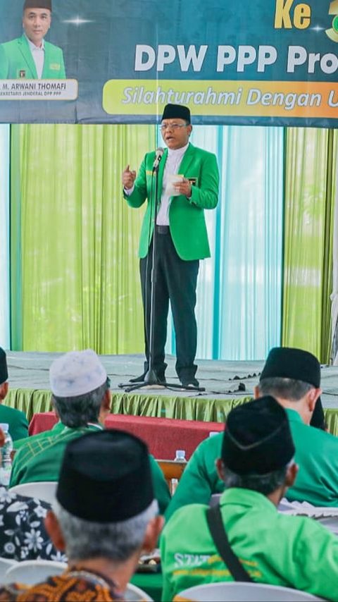Dapat Dukungan Alumni Ponpes Miftahul Huda, Mardiono Pede PPP Menang di Lampung
