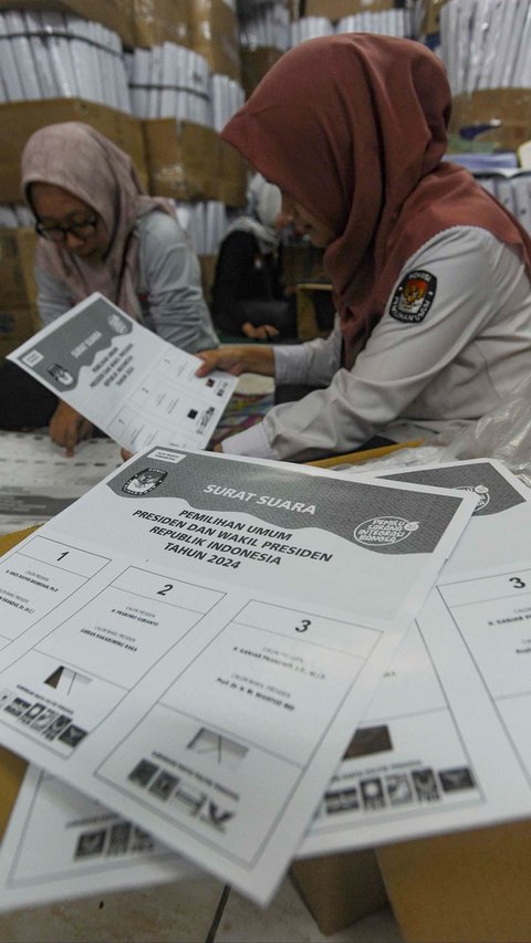 FOTO: Wujud Alat Bantu untuk Penyandang Tunanetra Saat Pemungutan Suara Pemilu 2024