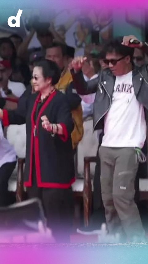 Video Moment Megawati and Kaka Slank Dancing Together at Ganjar Pranowo's Campaign