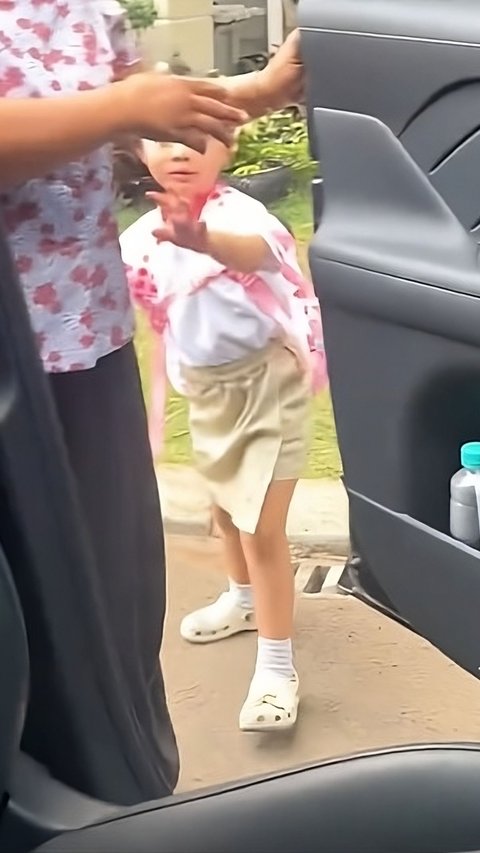 So Funny, Video of Mother Taking Child to School but the Child is Left Behind at Home