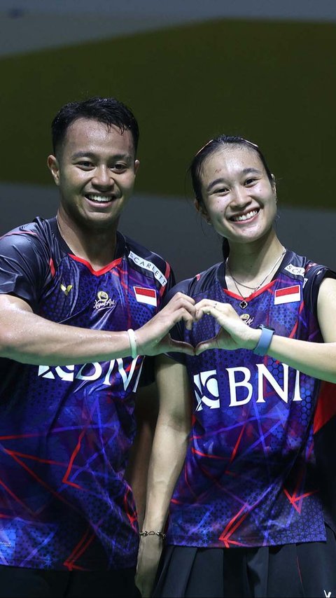 FOTO: Senyum Manis Rehan/Lisa Melaju ke Perempat Final Indonesia Masters 2024