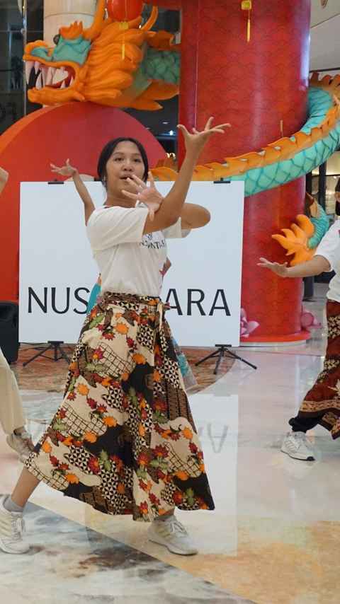 Keren! Persiapan Pembukaan Nusantara Fair 2024 di Kota Kasablanka Jakarta Dimeriahkan dengan Flashmob