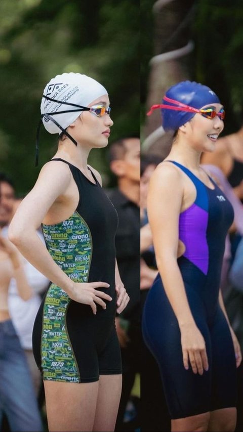 10 Style Showdown: Cinta Laura VS Gisella Anastasia During Swimming Competition, Flaunting Tattoos on their Backs!