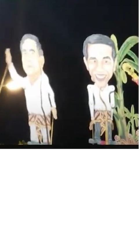VIDEO: Dalang Kejutkan Gibran, Muncul Karakter Jokowi & Prabowo di Pertunjukan Wayang