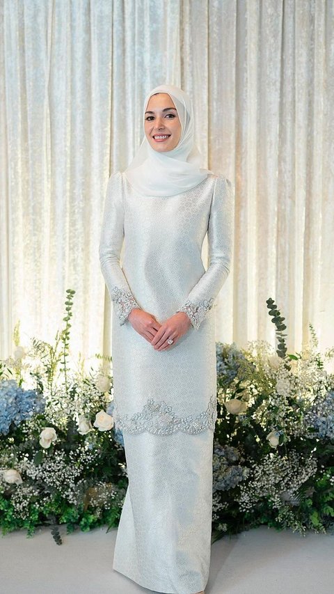 Portrait of Elegant Attire and Flawless Makeup of Prince Mateen's Bride-to-be at the Khatam Al-Qur'an Event