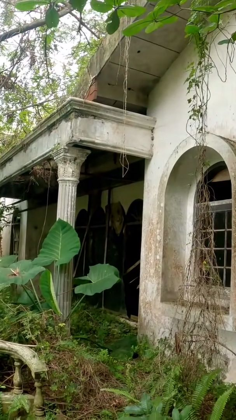 Portrait of a Luxury House Owned by a Senior Artist, 30 Years Abandoned with a Grave of Flood Victims in Its Yard