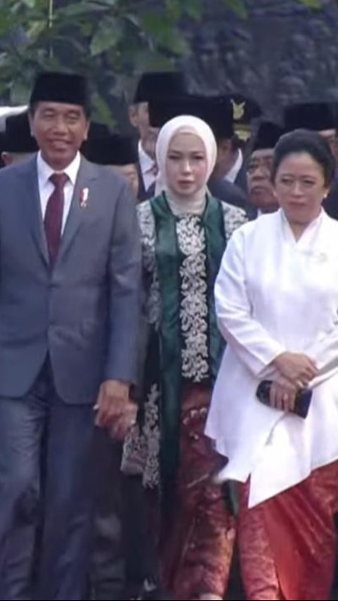 Momen Akrab Puan Ngobrol Bareng Jokowi dan Prabowo Usai Upacara Hari Kesaktian Pancasila