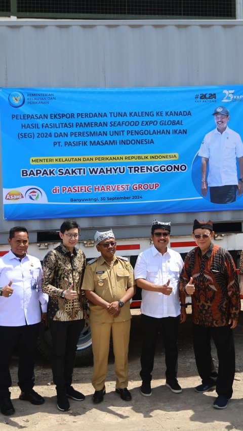 Dilepas Menteri Kelautan, Tuna Kaleng Produksi Banyuwangi Diekspor ke Kanada