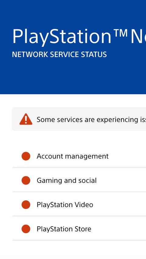 Jaringan Play Station Network Down, Pengguna PS 4 dan PS 5 Tak Bisa Login, Termasuk Indonesia