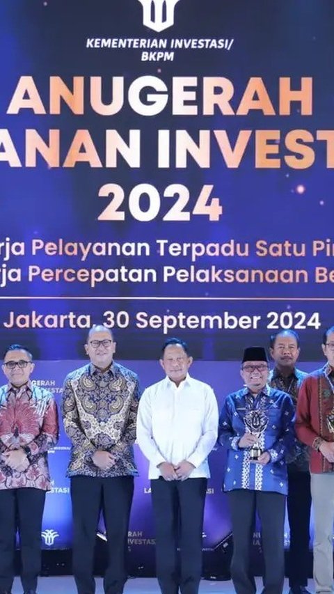 Kementerian Investasi/BKPM Gelar Anugerah Layanan Investasi 2024, Ini Pesan Rosan Roeslani