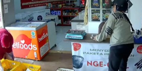 Viral Aksi Maling Berhasil Curi Dompet di Toko Makanan, Aksinya Terekam CCTV