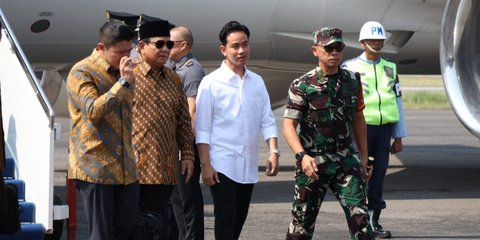 Momen Gibran Jemput Prabowo di Bandara Solo, Hendak Temui Jokowi?