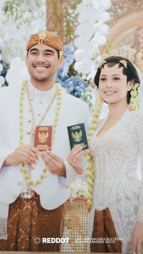 Potret Akad Nikah Anggika Bolsterli dan Omar Armandiego, Berlangsung Penuh Khidmat dengan Mas Kawin Uang Swiss