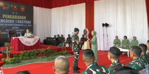 Momen Ibu Persit Keluarkan Jurus Bela Diri, Sekali Beraksi Prajurit TNI Tumbang Langsung Bikin Heboh