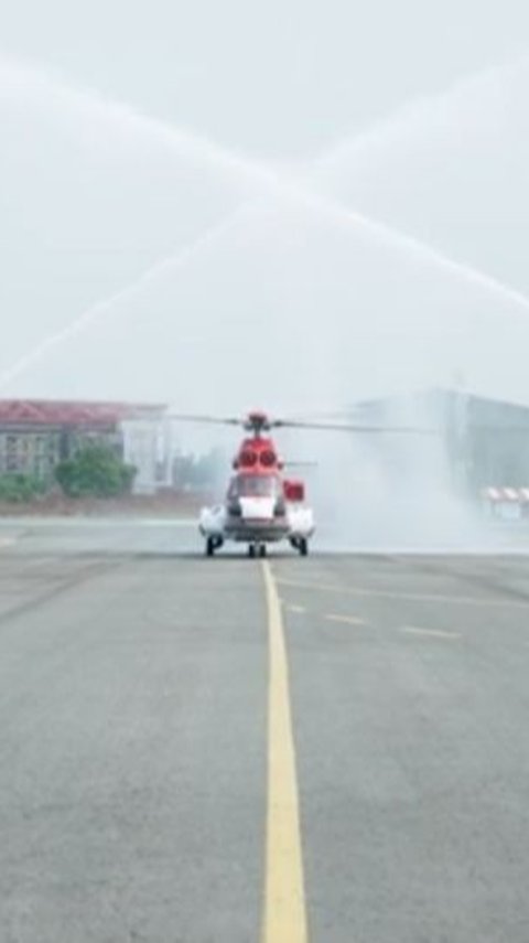 Momen Wapres Ma’ruf Amin Disambut Water Salute, Ini Maknanya