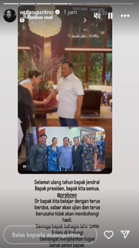 Ramai-Ramai Artis Pendukung 02 Unggah Foto dan Ucapkan 'Selamat Ulang Tahun Prabowo'