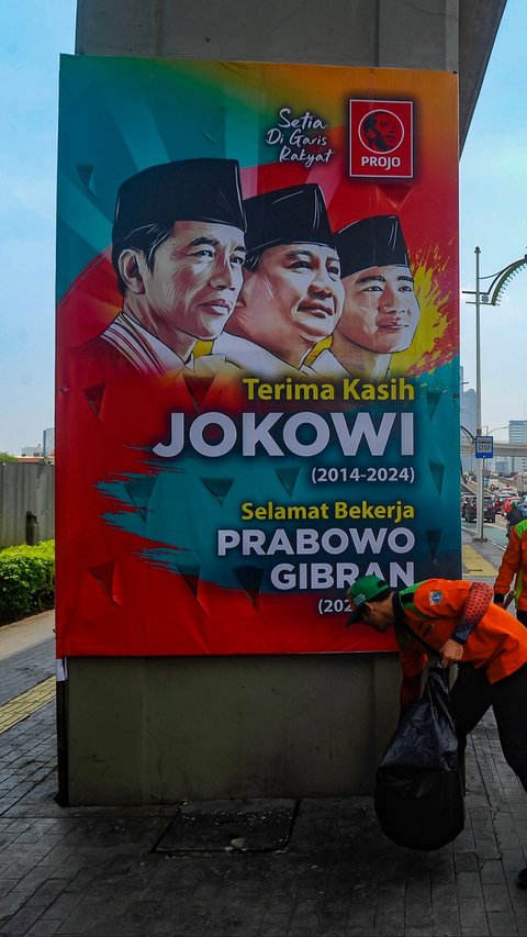 FOTO: Penampakan Baliho Terima Kasih Jokowi dan Selamat Bekerja Prabowo Menjamur Jelang Pelantikan Presiden 20 Oktober