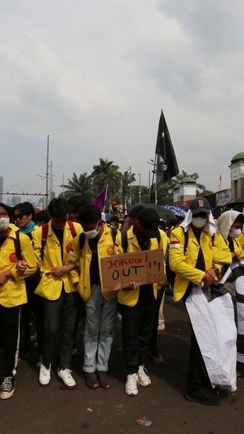 Mahasiswa Demo Depan Istana Siang Ini Jelang Jokowi Lengser, Begini Tuntutannya