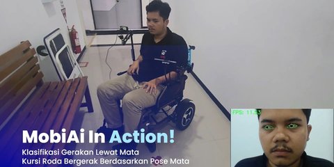 Menilik Kecanggihan Kursi Roda yang Bisa Digerakkan dengan Mata, Hasil Inovasi Mahasiswa ITS untuk Manjakan Difabel