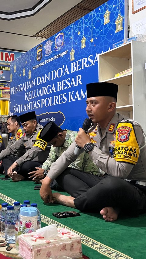 Satlantas Polres Kampar Gelar Doa Bersama, Berharap Pilkada Aman dan Kondusif