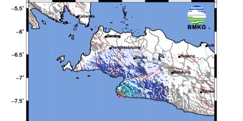 Sukabumi Diguncang Gempa Darat Magnitudo 4,5