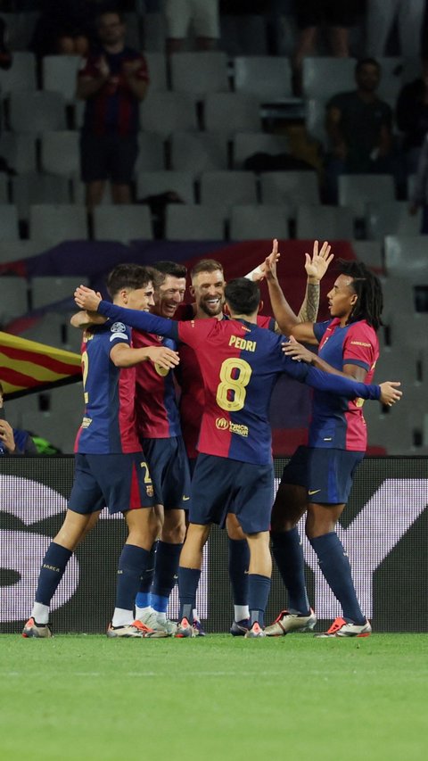 FOTO: Tanpa Ampun! Barcelona Gilas Young Boys Lima Gol Tanpa Balas di Liga Champions