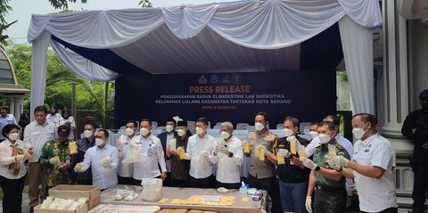 Laboratorium Narkoba di Rumah Mewah Serang Digerebek BNN, Segini Jumlah Narkoba yang Diproduksi