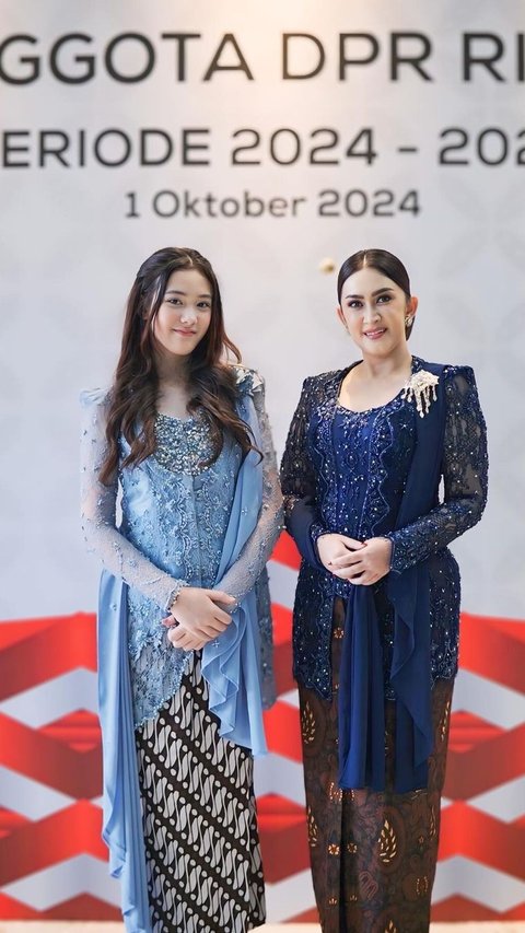 Tampil Cantik dan Anggun Berkebaya, Potret Mikhaela Anak Nafa Urbach Saat Hadiri Pelantikan Anggota DPR