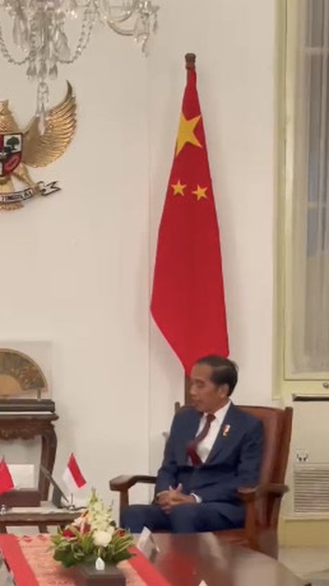 Malam Terakhir Jadi Presiden, Jokowi Masih Ladeni Pertemuan dengan Wapres China Han Zheng