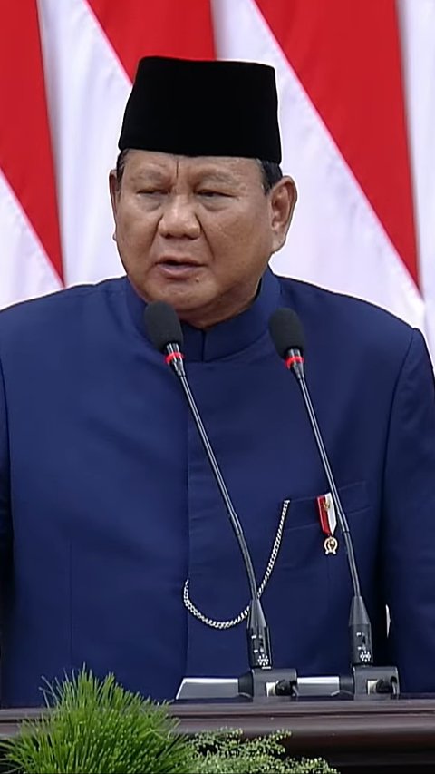 Presiden Prabowo Subianto Tidak Sebut Nama Megawati di Pembukaan Pidato Perdana