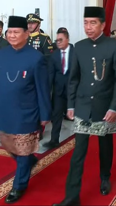 Prabowo-Gibran Tiba di Istana Merdeka, Disambut Jokowi dan Iriana