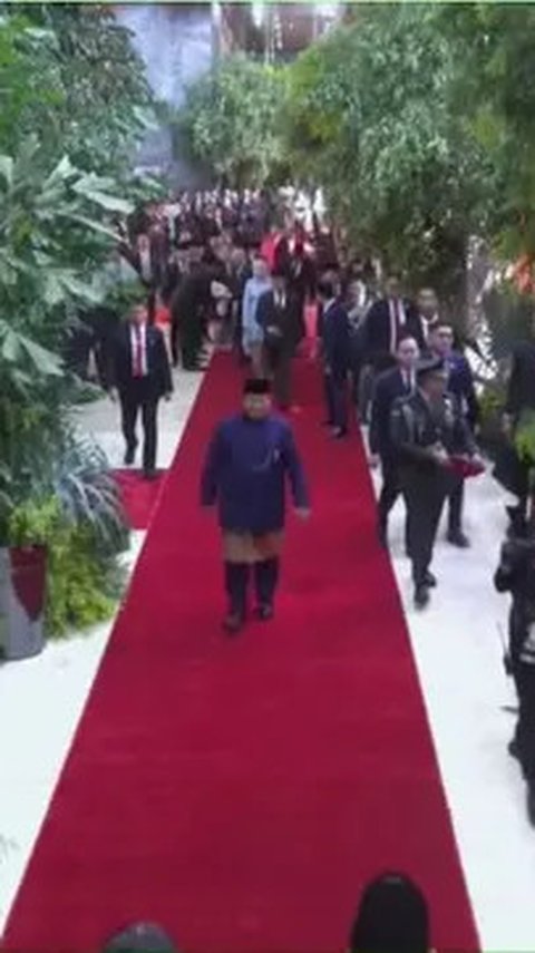 Didesain Anak Prabowo dengan Tema Hijau di Pelantikan Presiden-Wapres di Gedung MPR, Ini Maknanya Bikin Molongo