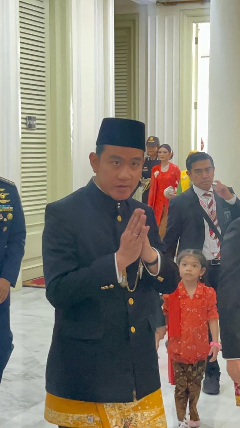 Tiba di Istana Wapres, Gibran-Ma'ruf Amin Hadiri Acara Pisah Sambut