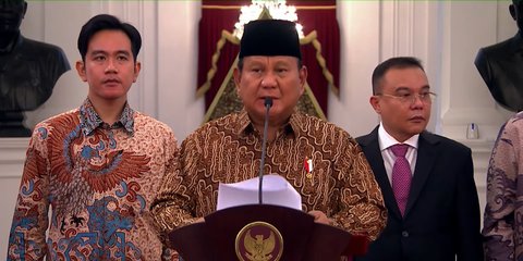 Daftar Lengkap Menteri dan Wakil Menteri Kabinet Merah Putih Prabowo - Gibran