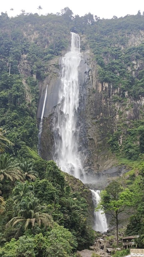 Eksotisme Air Terjun Tertinggi Indonesia, Dikelilingi Tebing dan Hutan yang Keindahannya Bikin Pengunjung Enggan Pulang