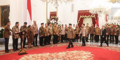 Deretan Jenderal TNI-Polri Jabat Menteri Kabinet Merah Putih, Ini Daftarnya