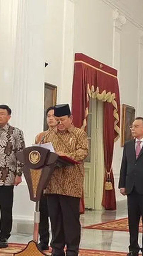 VIDEO: [FULL] Daftar Lengkap 56 Nama Wakil Menteri Kabinet Prabowo-Gibran