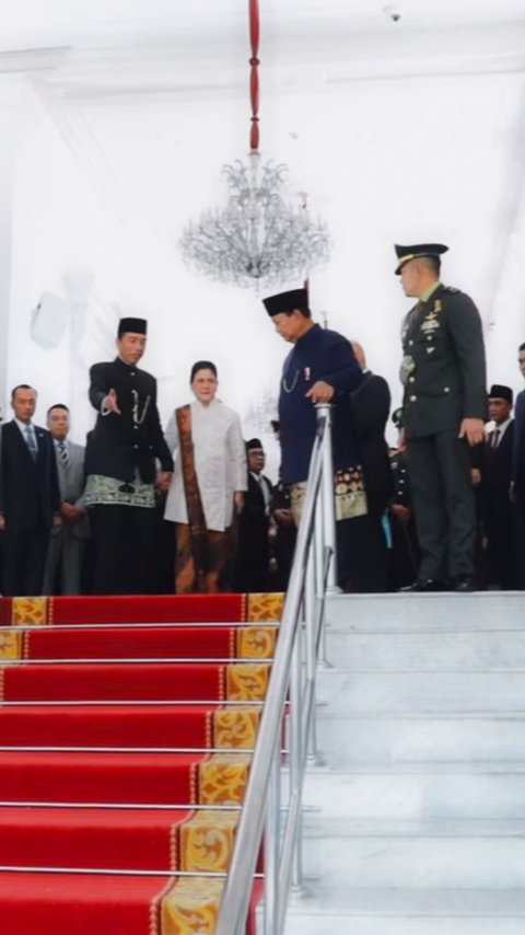 Momen Jokowi dan Prabowo Saling Persilakan Duluan Turun Tangga Istana, Didit Hediprasetyo Bereaksi Begini