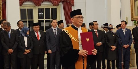 Prabowo Lantik Ketua Mahkamah Agung Agung Sunarto