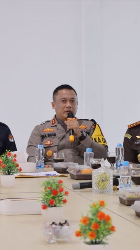 Coffee Morning, Kapolres Rohil Minta Timses Paslon Dingin Suasana di Rohil