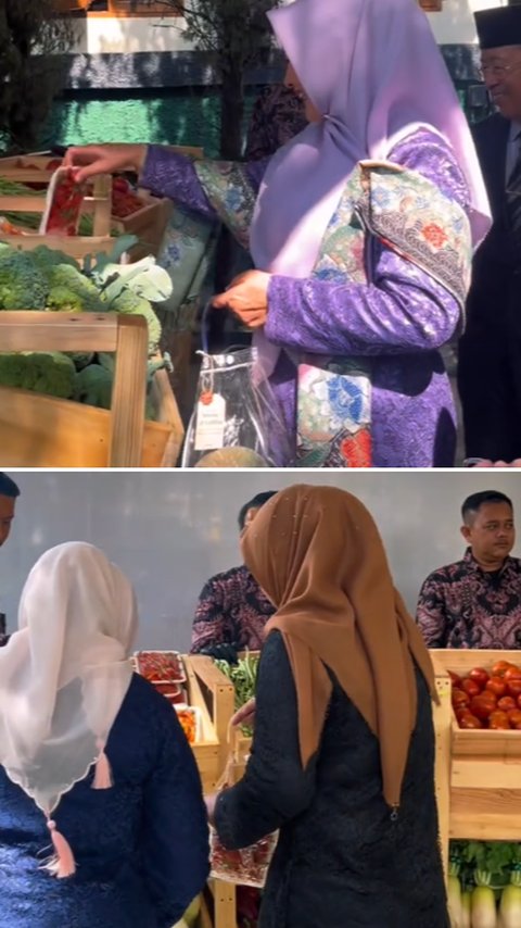 Viral Momen Pernikahan Bagi-bagi Souvenir Sayuran Segar, Antusias Tamu Undangan Curi Perhatian