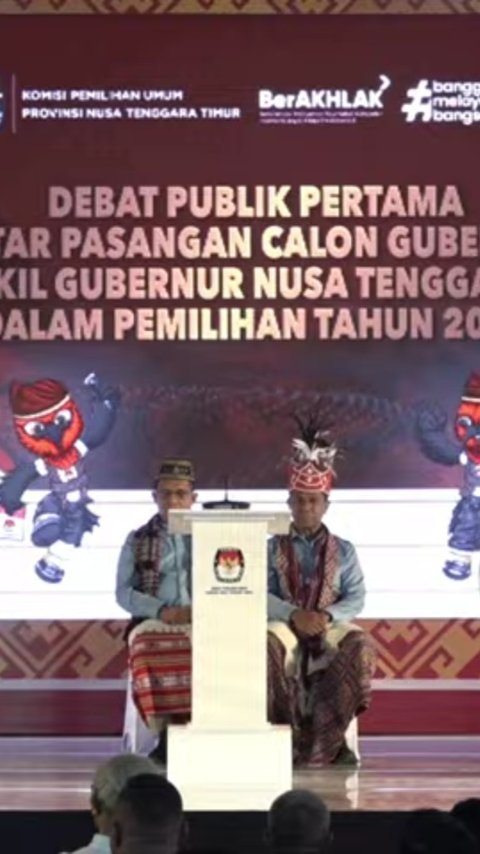 Debat Perdana Pilkada NTT: Ansy-Jane Tawarkan Progam NTT Menyala, Melki-Johni NTT Sehat dan Simon Andre NTT Siaga