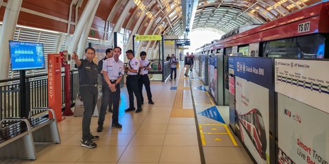 Canggihnya Stasiun LRT Dukuh Atas BNI, Ada Teknologi Crowd Detection System