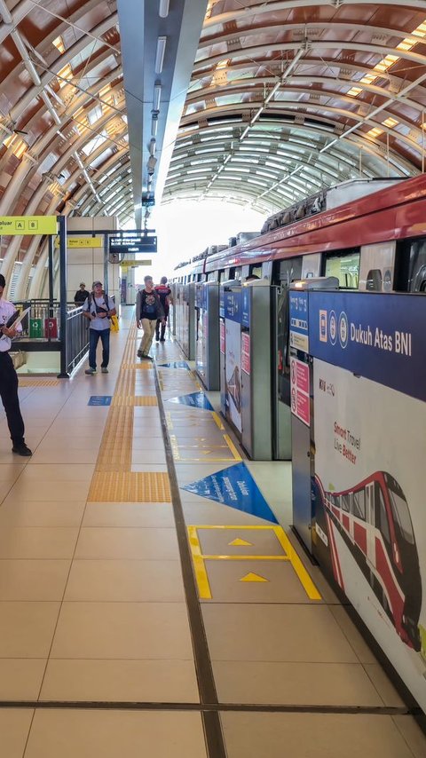 Canggihnya Stasiun LRT Dukuh Atas BNI, Ada Teknologi Crowd Detection System