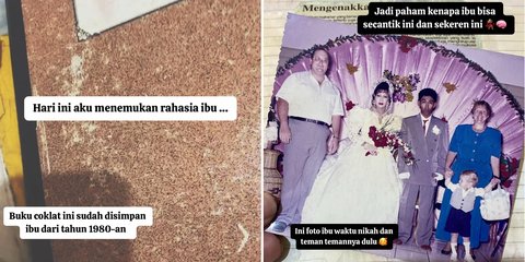 Wanita Ini Temukan Buku Lawas Milik Ibunya di Tahun 1980, Isinya Potongan Koran yang Ditempel Curi Perhatian