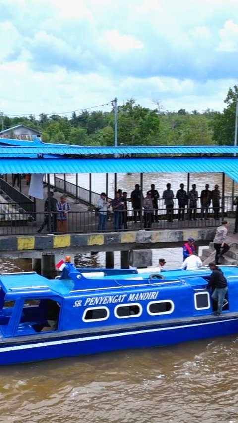 Lewat Jalur Laut, Polri Datangi Kampung Terluar di Siak Cek Persiapan Pilkada