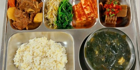 Luar Biasanya Menu Makan Siang Gratis buat Murid Sekolah di Korsel, Bak Makan di Restoran Mewah