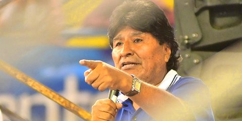 VIDEO Mencekam, Gerombolan Pria Bertopeng Tembaki Konvoi Kendaraan Mantan Presiden Bolivia Evo Morales, Sopirnya Terluka