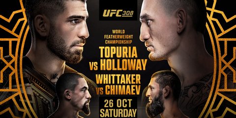 UFC 308, Keganasan Ilia Topuria Tumbangkan Max Holloway dengan Pukulan Keras sampai KO